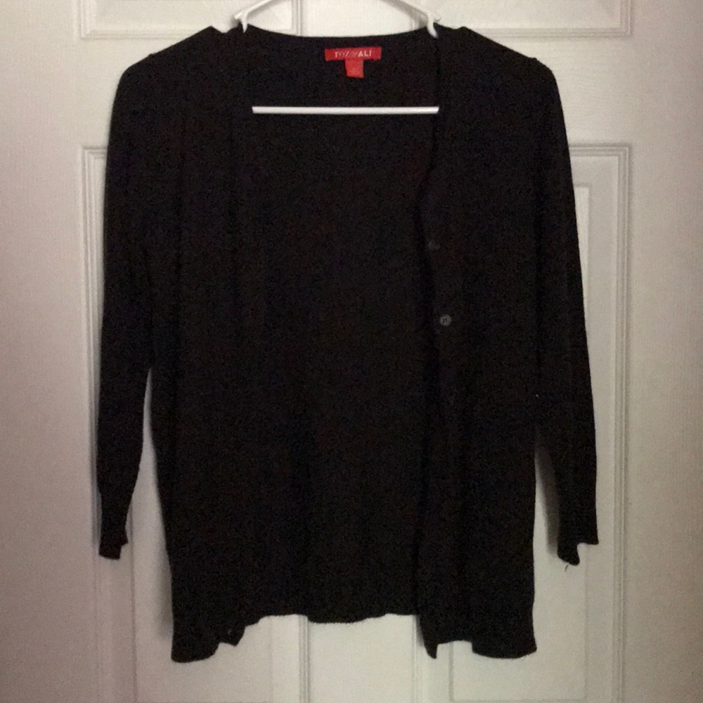 Black button downed sweater/cardigan